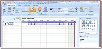 Outlook Scheduling Assistant